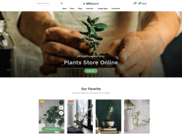 WPCplant – Изысканные растения и тема садоводства