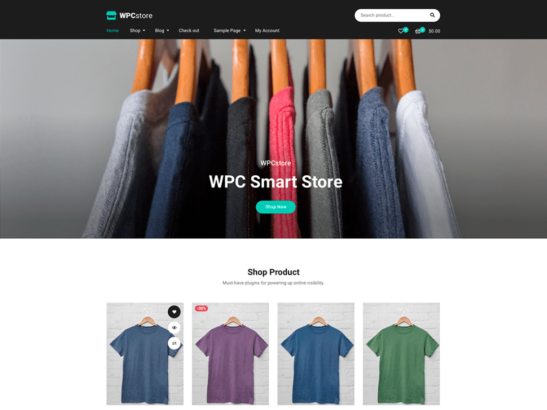 WPCstore — Мощная тема WooCommerce